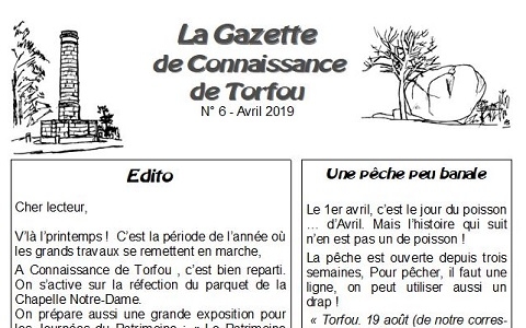 La gazette d'Avril ...