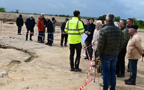 ACT visite le chantier des fouilles archéo !!!