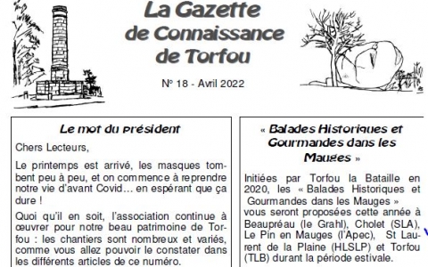 La gazette d'Avril 2022
