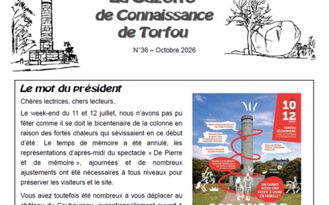 La gazette d' Octobre 2026